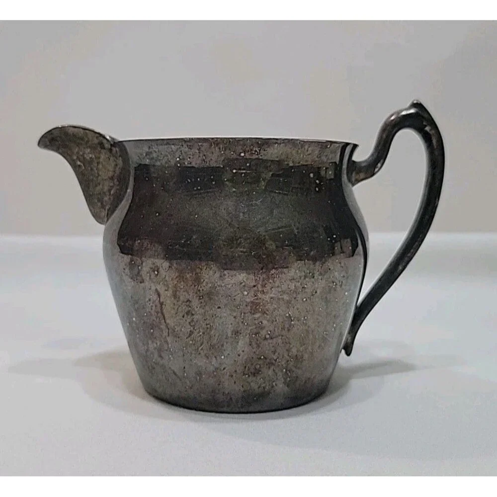 Vintage Gotham Silver on Copper Paul Revere Style Colonial Creamer Pitcher 1920s